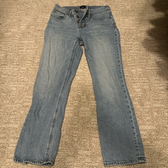 J. Crew Light Blue Straight Leg Jeans - Picture 1 of 4